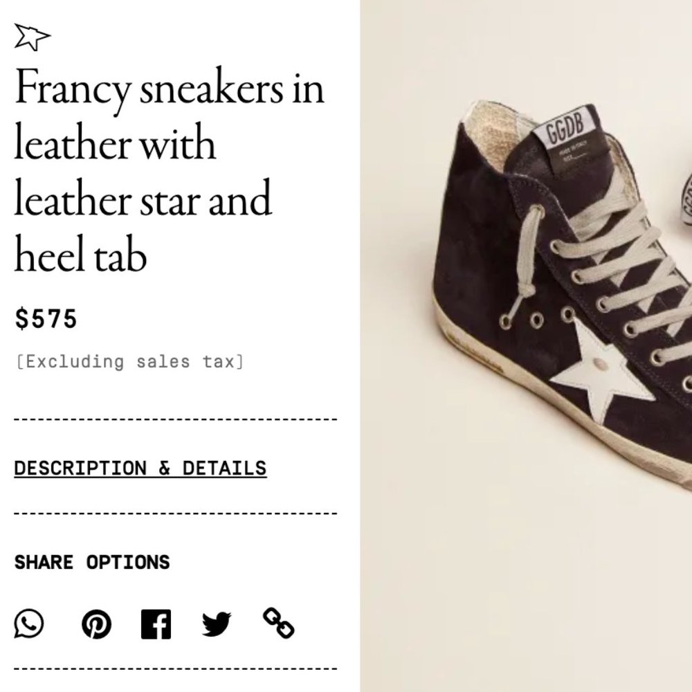 Golden Goose sneakers in leather with leather star and heel tab - Picture 8 of 9